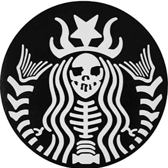 Skeleton Mermaid Starbucks DECAL ONLY (See other listing for cup) * - Picture 1 of 2